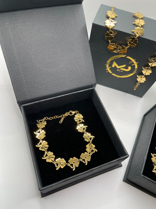 MLP Gold Clover Bracelet, 10 Motifs